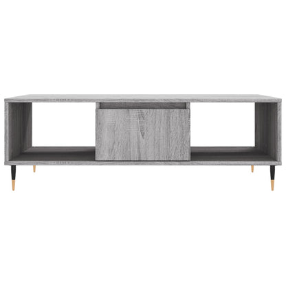 Couchtisch Grau Sonoma 104x60x35 cm Holzwerkstoff - Pazzar.ch