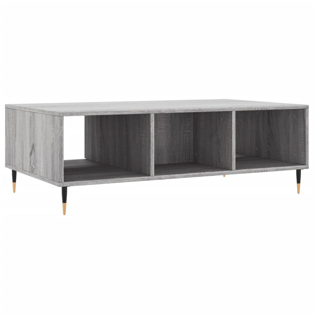 Couchtisch Grau Sonoma 104x60x35 cm Holzwerkstoff - Pazzar.ch