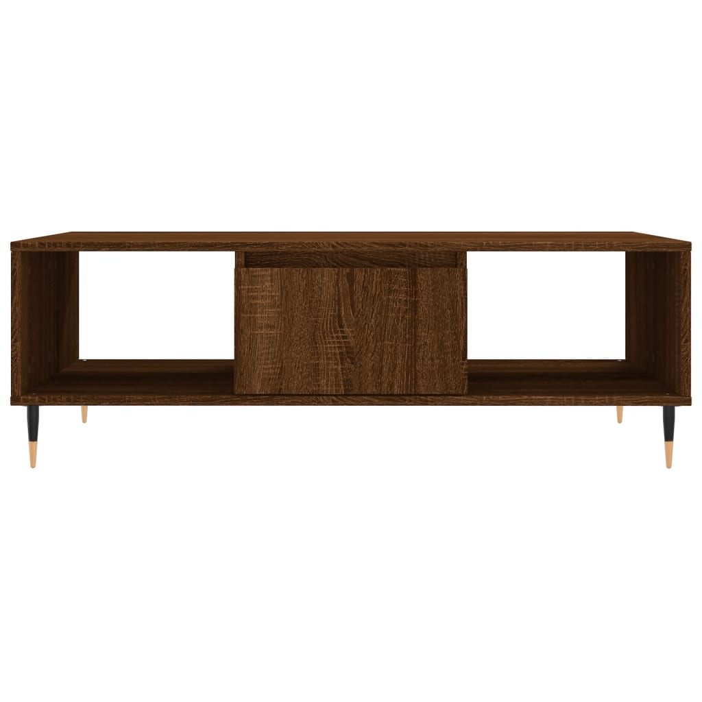 Couchtisch Braun Eichen-Optik 104x60x35 cm Holzwerkstoff - Pazzar.ch