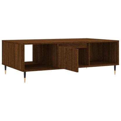 Couchtisch Braun Eichen-Optik 104x60x35 cm Holzwerkstoff - Pazzar.ch