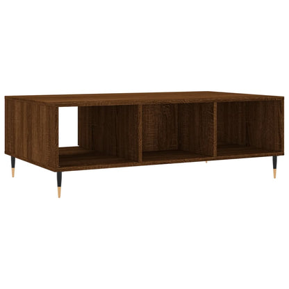 Couchtisch Braun Eichen-Optik 104x60x35 cm Holzwerkstoff - Pazzar.ch