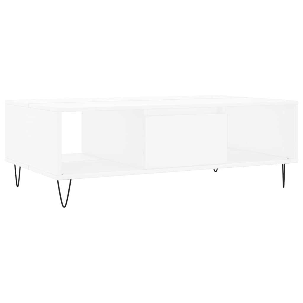 Couchtisch Weiß 104x60x35 cm Holzwerkstoff