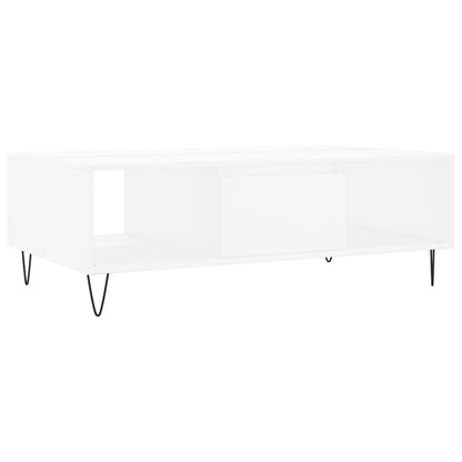 Couchtisch Weiß 104x60x35 cm Holzwerkstoff - Pazzar.ch