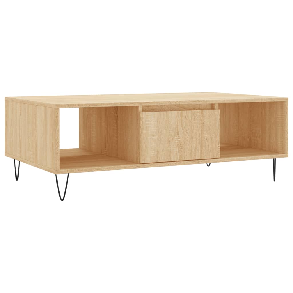 Couchtisch Sonoma-Eiche 104x60x35 cm Holzwerkstoff - Pazzar.ch