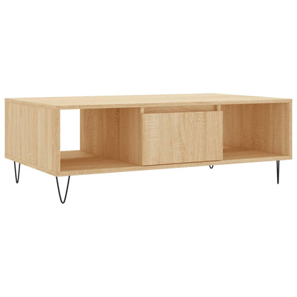 Couchtisch Sonoma-Eiche 104x60x35 cm Holzwerkstoff - Pazzar.ch