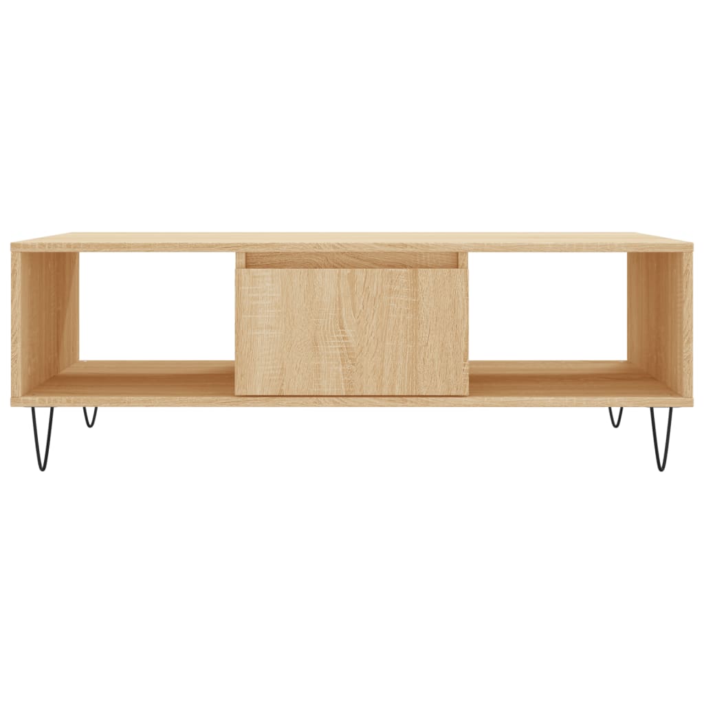 Couchtisch Sonoma-Eiche 104x60x35 cm Holzwerkstoff - Pazzar.ch