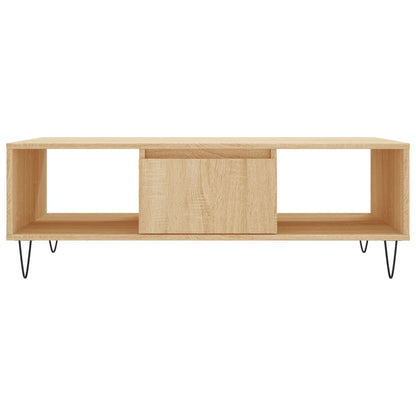 Couchtisch Sonoma-Eiche 104x60x35 cm Holzwerkstoff - Pazzar.ch