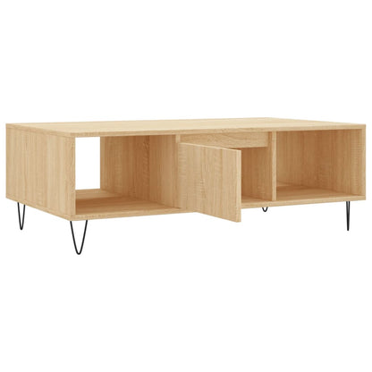 Couchtisch Sonoma-Eiche 104x60x35 cm Holzwerkstoff - Pazzar.ch