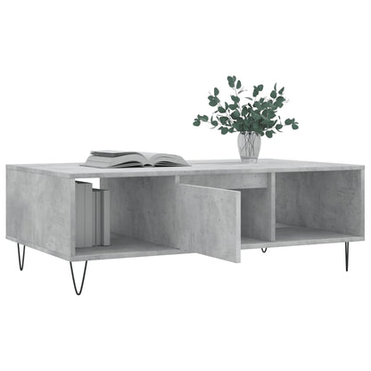 Couchtisch Betongrau 104x60x35 cm Holzwerkstoff - Pazzar.ch