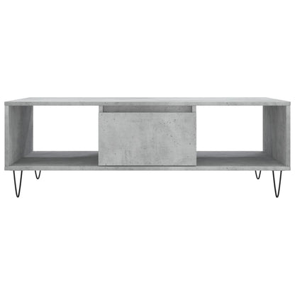 Couchtisch Betongrau 104x60x35 cm Holzwerkstoff - Pazzar.ch