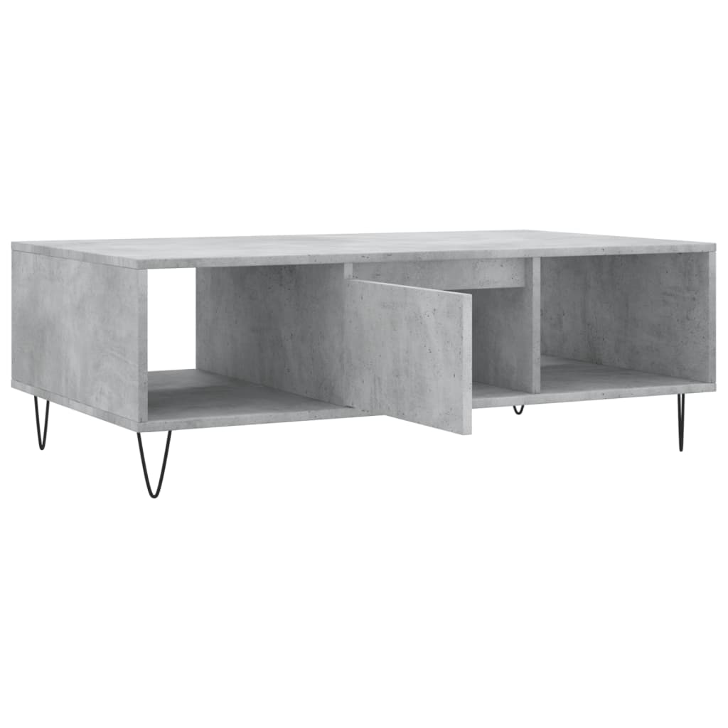 Couchtisch Betongrau 104x60x35 cm Holzwerkstoff - Pazzar.ch