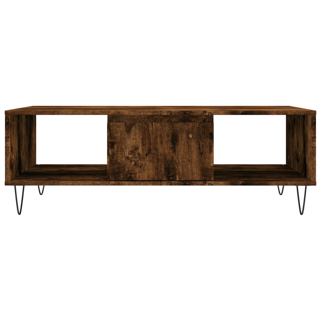Couchtisch Räuchereiche 104x60x35 cm Holzwerkstoff - Pazzar.ch
