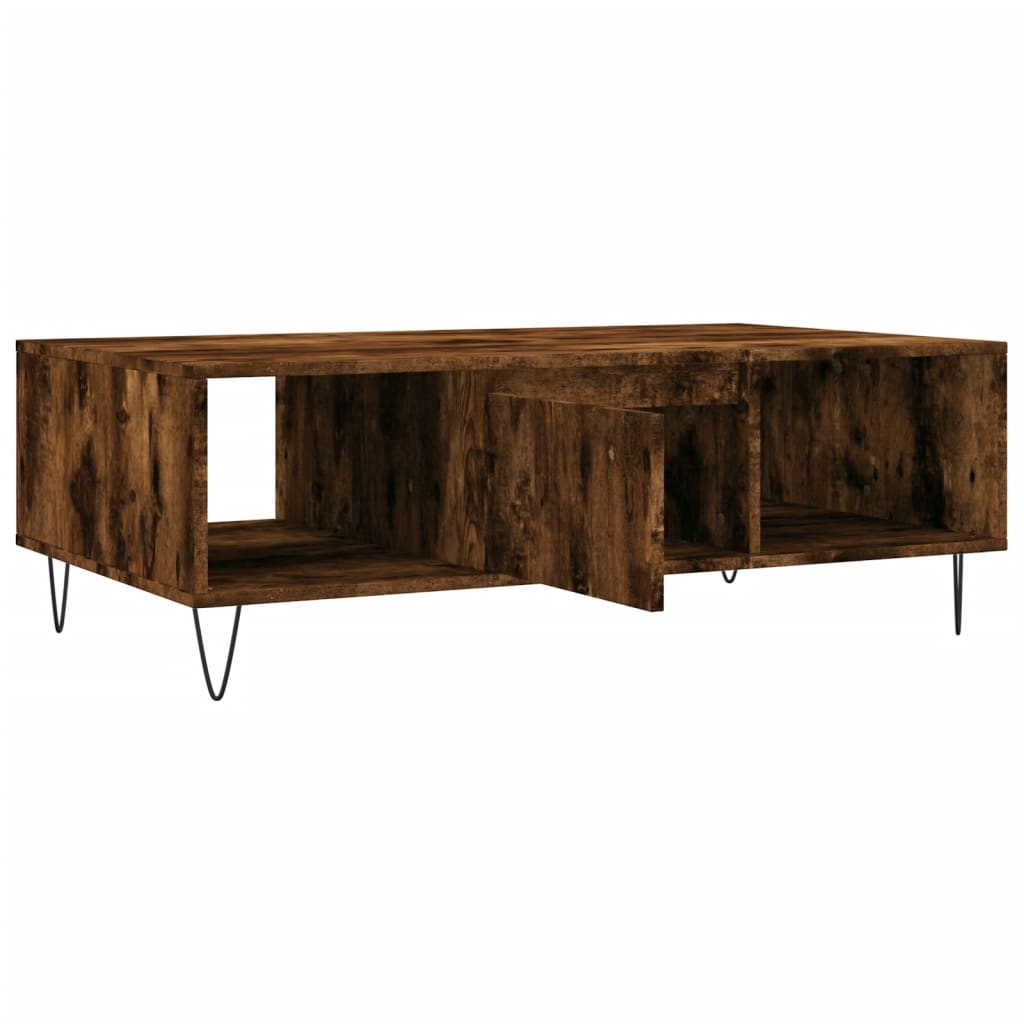 Couchtisch Räuchereiche 104x60x35 cm Holzwerkstoff - Pazzar.ch