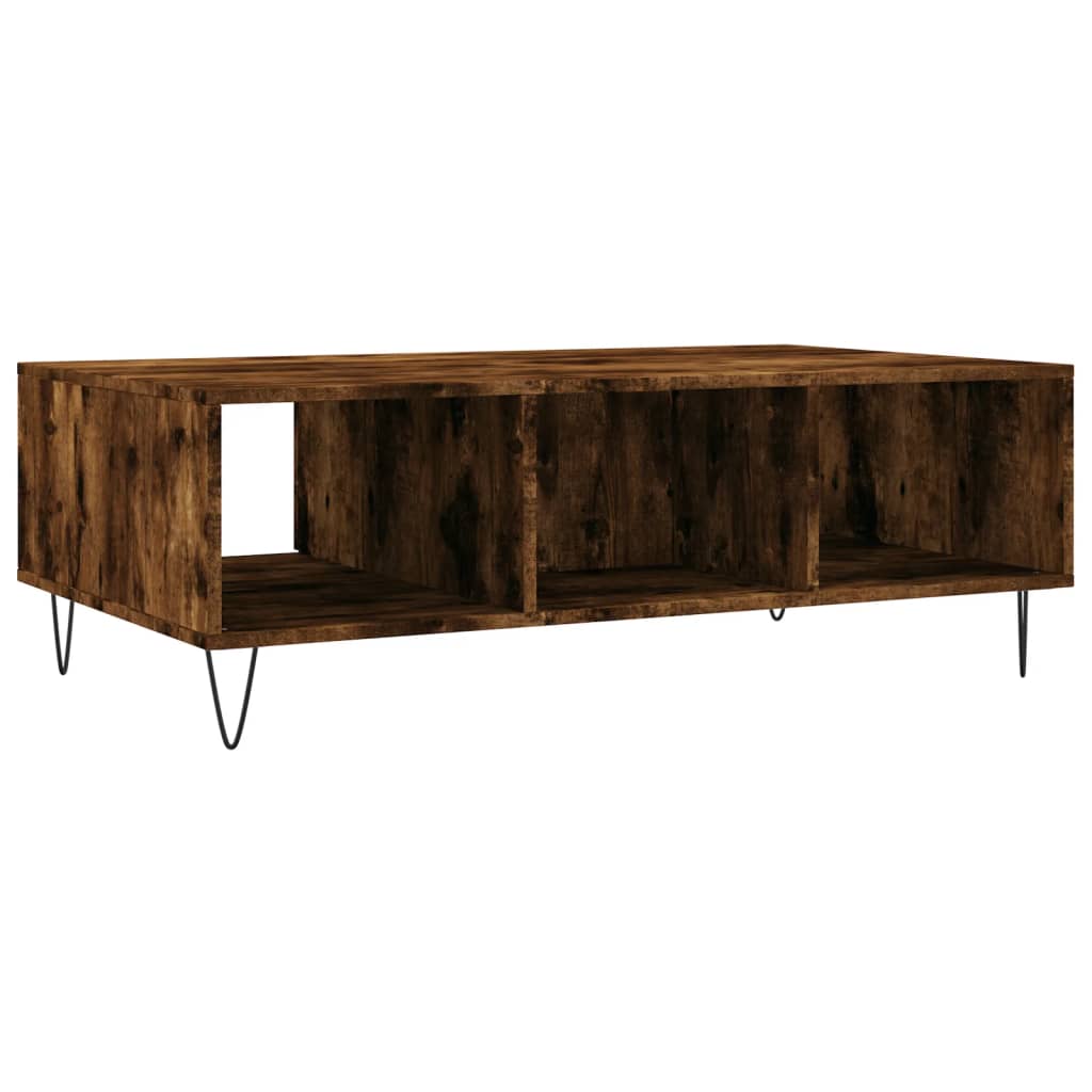 Couchtisch Räuchereiche 104x60x35 cm Holzwerkstoff - Pazzar.ch