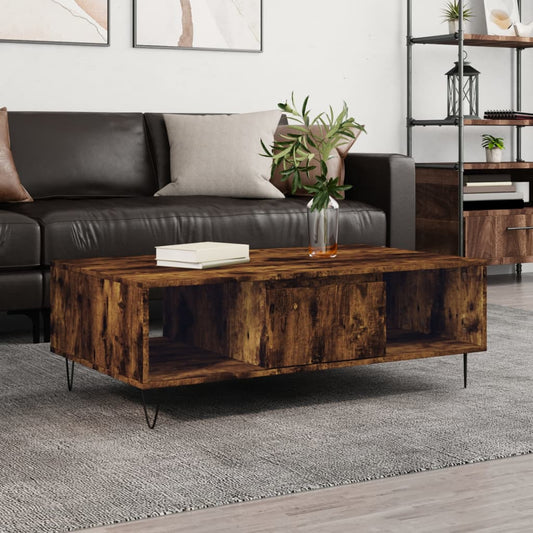 Couchtisch Räuchereiche 104x60x35 cm Holzwerkstoff - Pazzar.ch