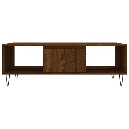 Couchtisch Braun Eichen-Optik 104x60x35 cm Holzwerkstoff - Pazzar.ch