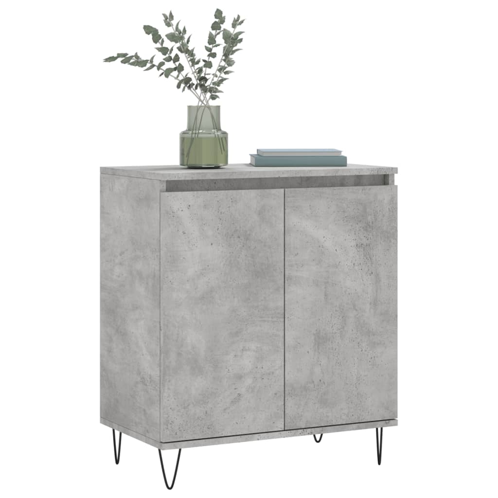 Sideboard Betongrau 60x35x70 cm Holzwerkstoff - Pazzar.ch