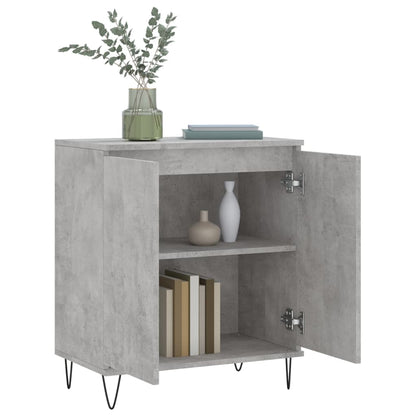 Sideboard Betongrau 60x35x70 cm Holzwerkstoff - Pazzar.ch