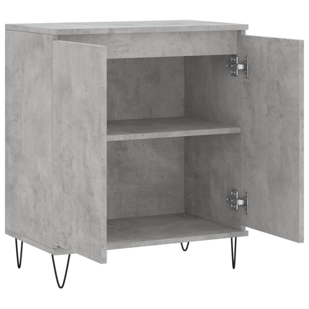 Sideboard Betongrau 60x35x70 cm Holzwerkstoff - Pazzar.ch