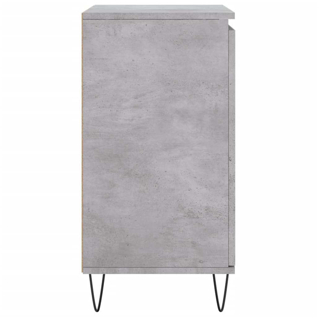Sideboard Betongrau 60x35x70 cm Holzwerkstoff - Pazzar.ch