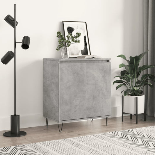 Sideboard Betongrau 60x35x70 cm Holzwerkstoff - Pazzar.ch