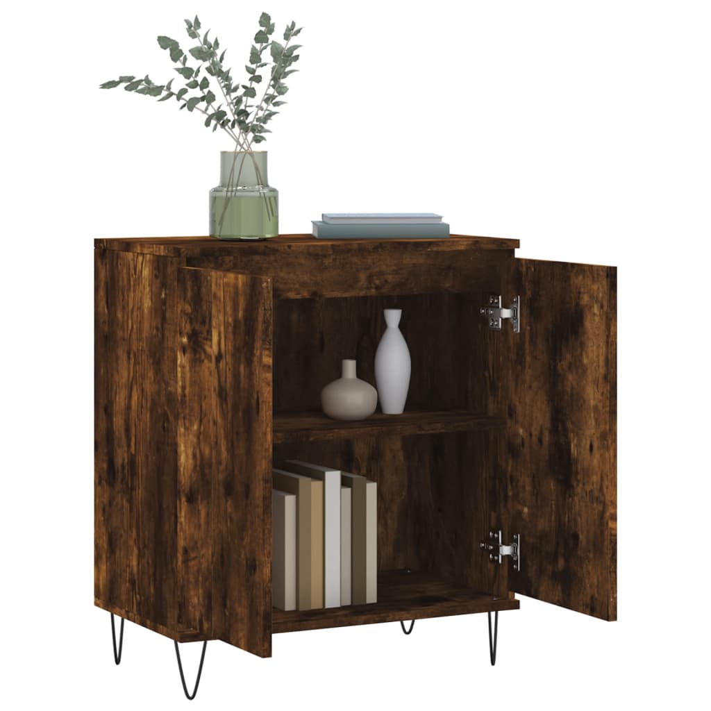 Sideboard Räuchereiche 60x35x70 cm Holzwerkstoff - Pazzar.ch