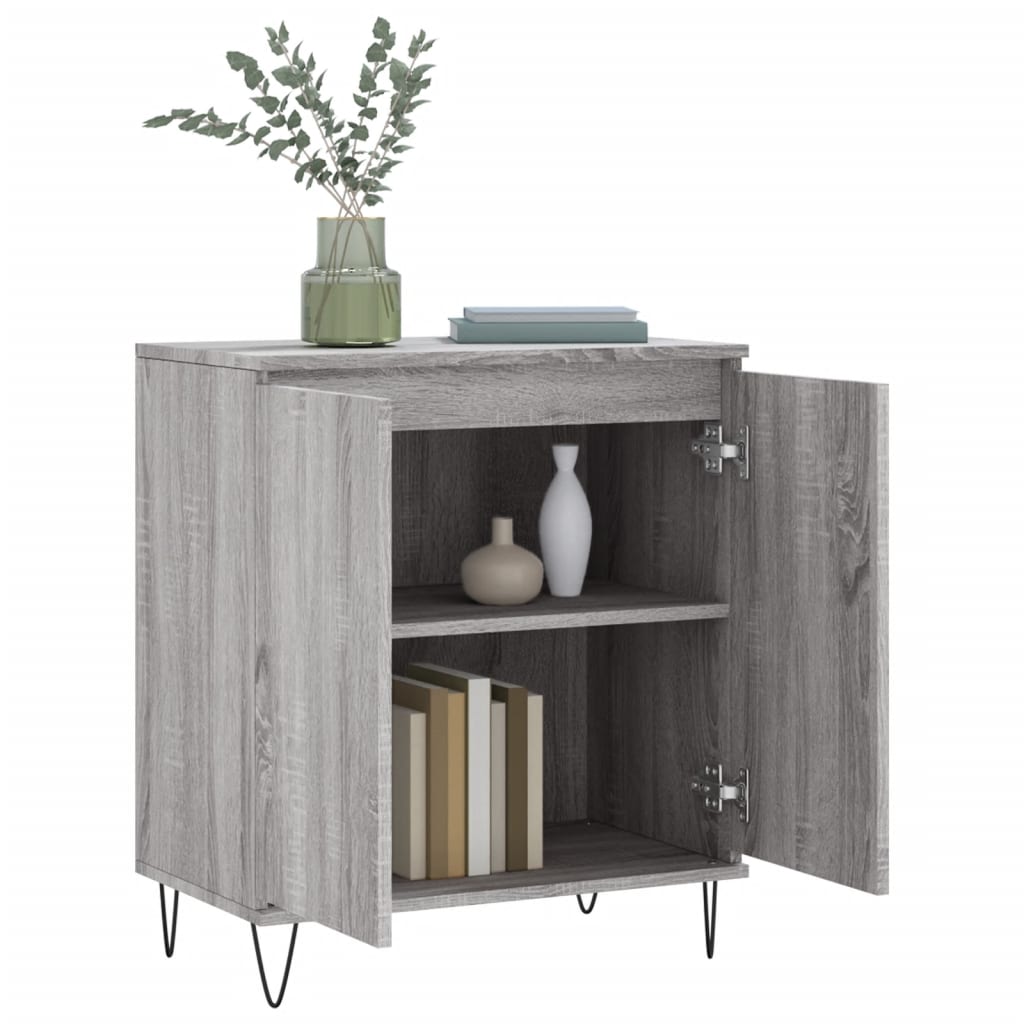 Sideboard Grau Sonoma 60x35x70 cm Holzwerkstoff - Pazzar.ch