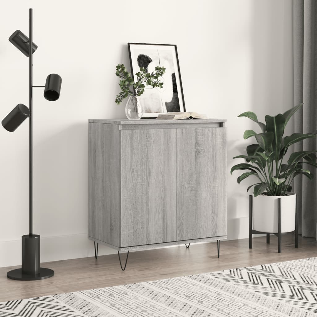 Sideboard Grau Sonoma 60x35x70 cm Holzwerkstoff - Pazzar.ch