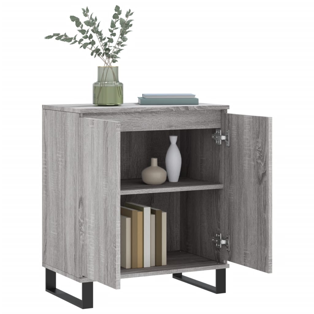 Sideboard Grau Sonoma 60x35x70 cm Holzwerkstoff - Pazzar.ch