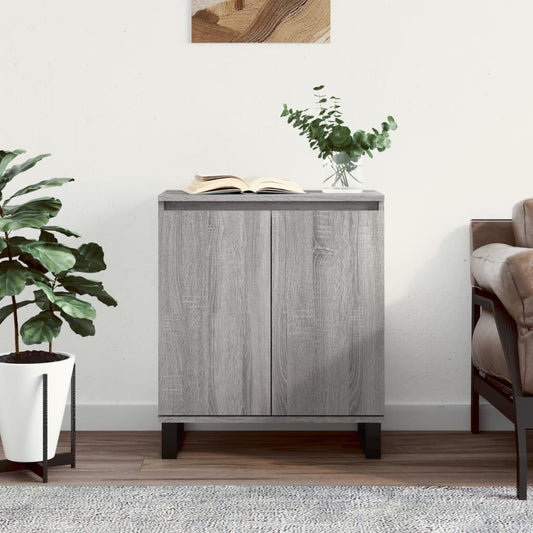 Sideboard Grau Sonoma 60x35x70 cm Holzwerkstoff - Pazzar.ch