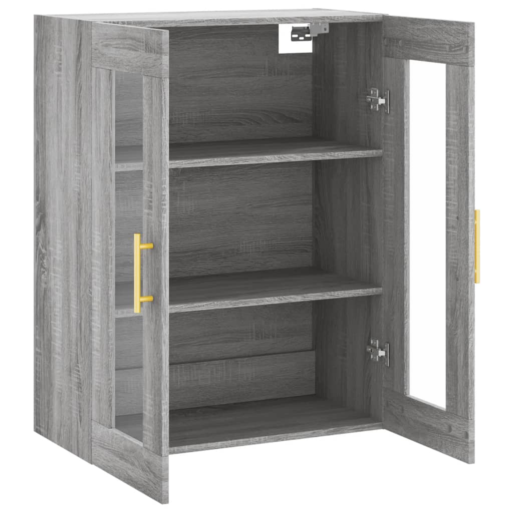 Wandschrank Grau Sonoma 69,5x34x90 cm - Pazzar.ch