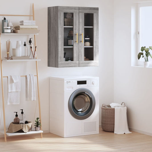 Wandschrank Grau Sonoma 69,5x34x90 cm - Pazzar.ch
