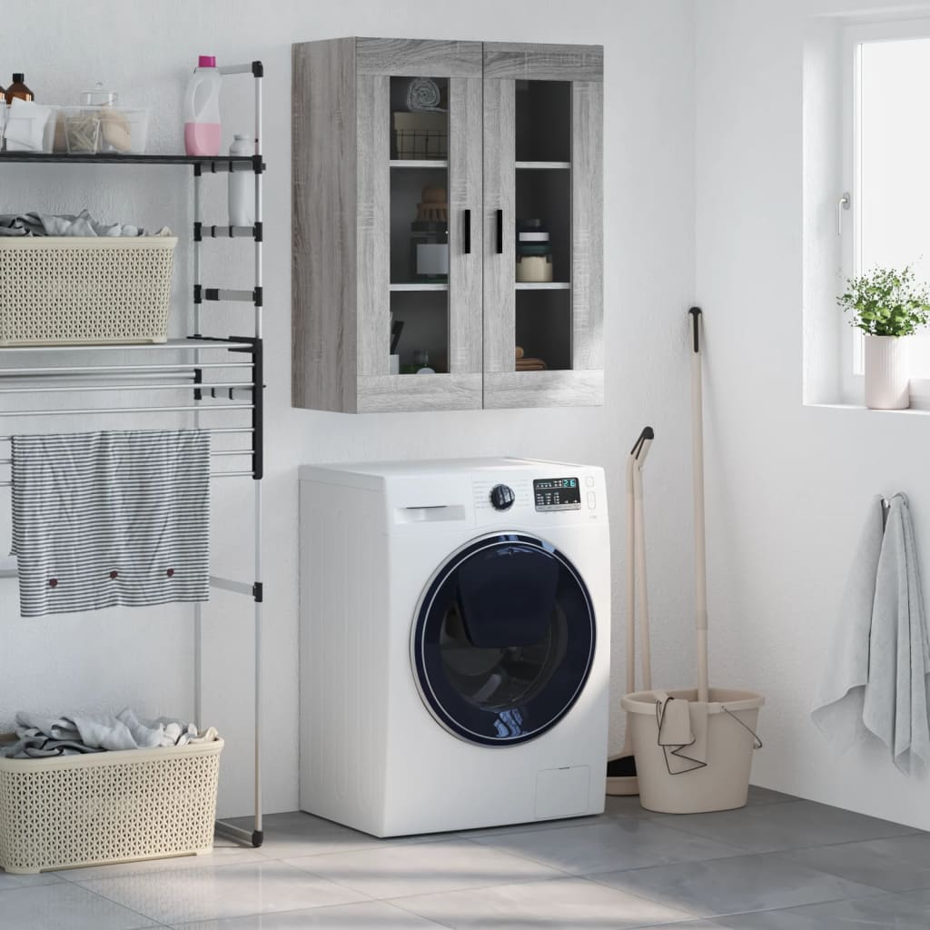 Wandschrank Grau Sonoma 69,5x34x90 cm - Pazzar.ch