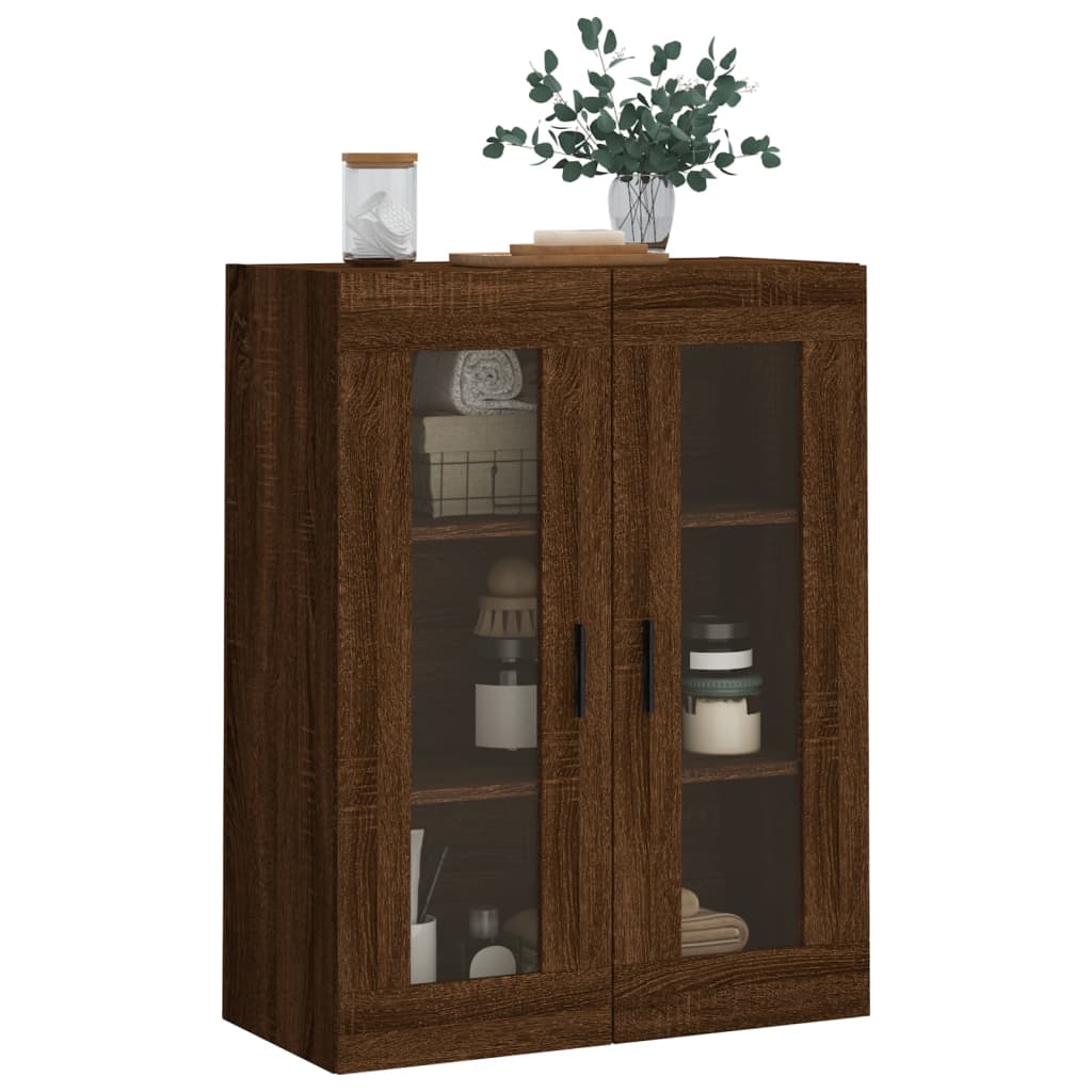 Wandschrank Braun Eichen-Optik 69,5x34x90 cm - Pazzar.ch