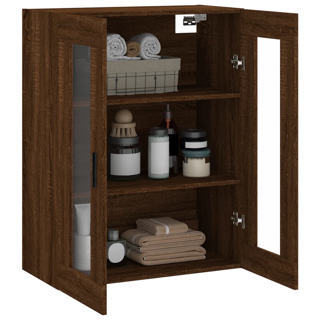 Wandschrank Braun Eichen-Optik 69,5x34x90 cm - Pazzar.ch