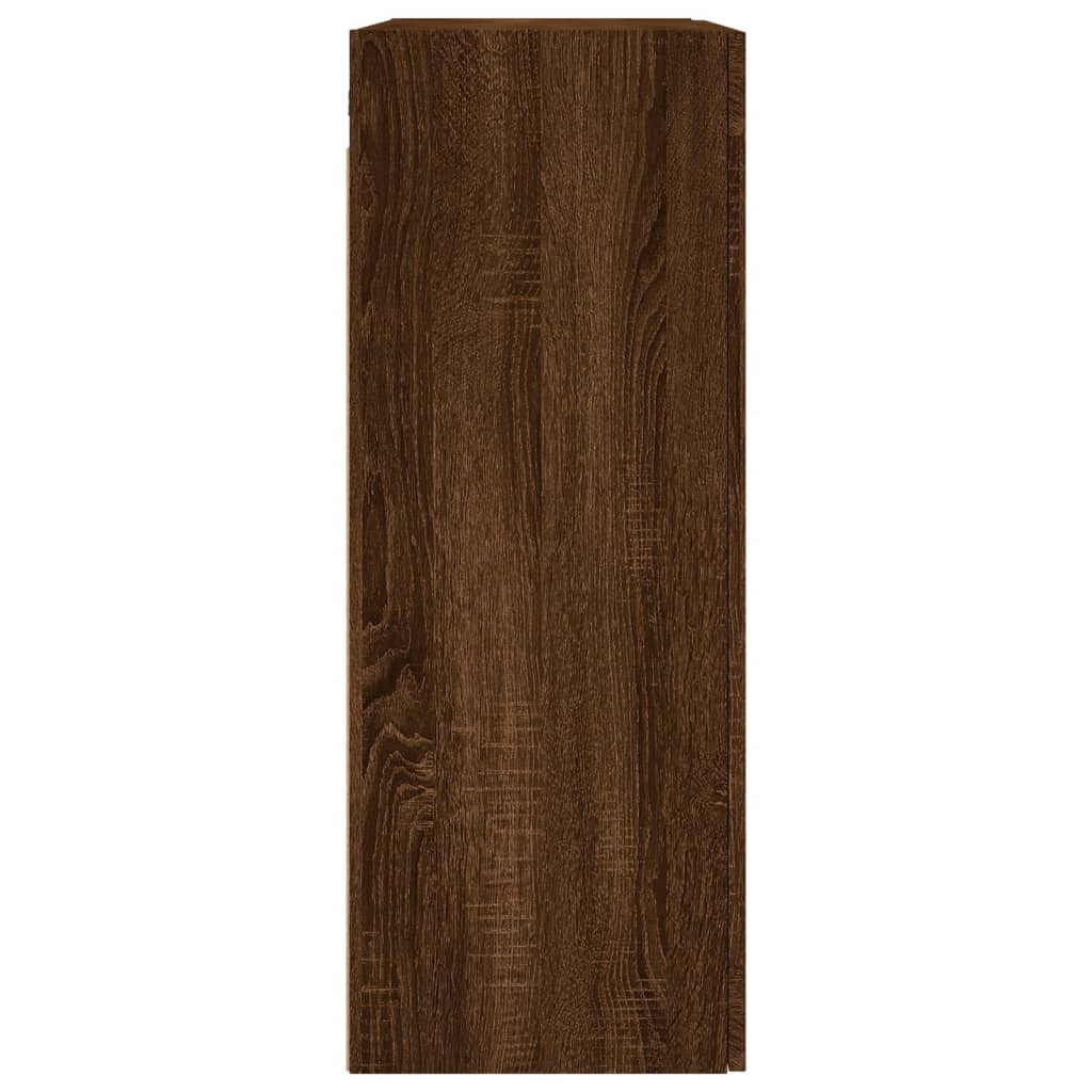 Wandschrank Braun Eichen-Optik 69,5x34x90 cm - Pazzar.ch