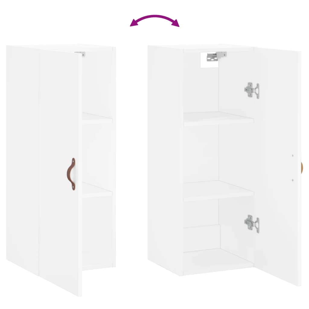 Wandschrank Weiß 34,5x34x90 cm - Pazzar.ch