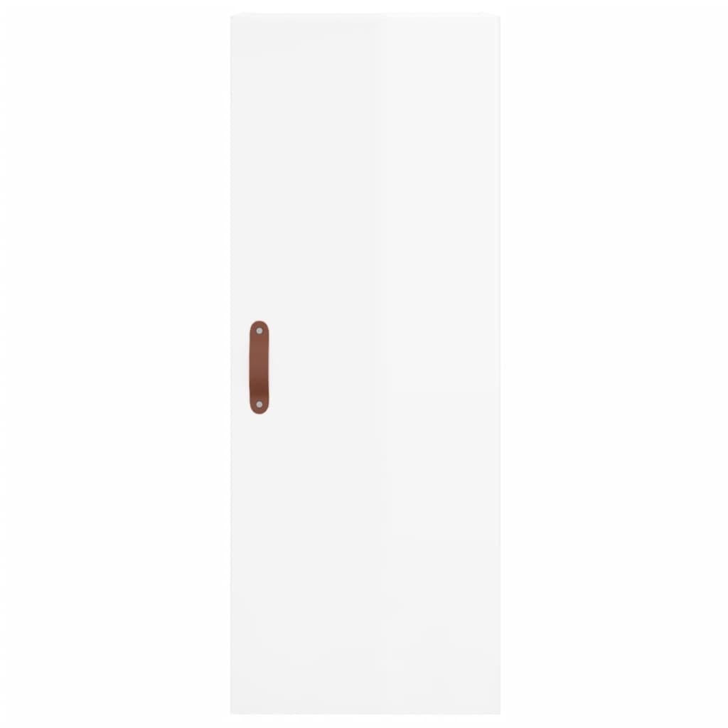 Wandschrank Hochglanz-Weiß 34,5x34x90 cm - Pazzar.ch