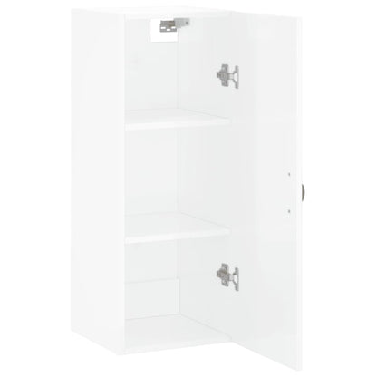 Wandschrank Hochglanz-Weiß 34,5x34x90 cm - Pazzar.ch