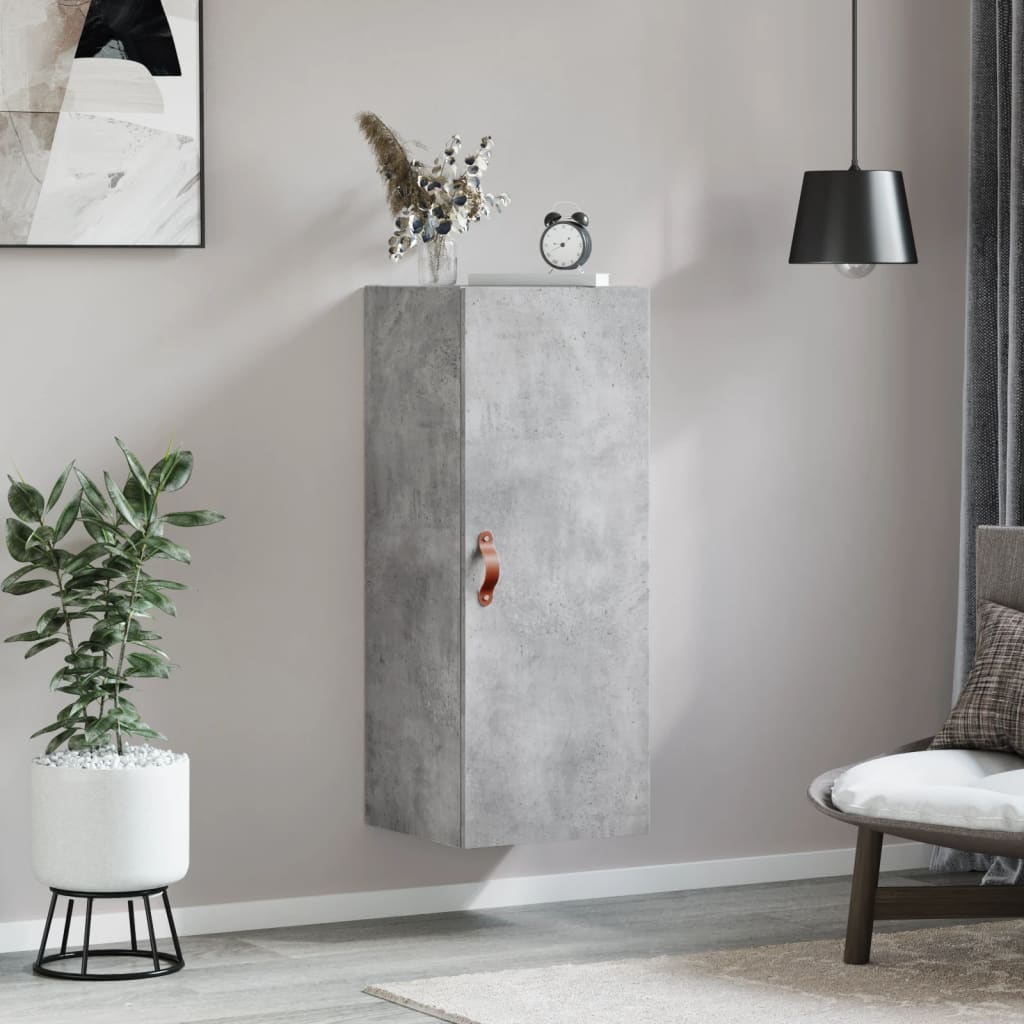 Wandschrank Betongrau 34,5x34x90 cm - Pazzar.ch