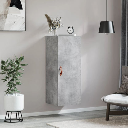 Wandschrank Betongrau 34,5x34x90 cm - Pazzar.ch