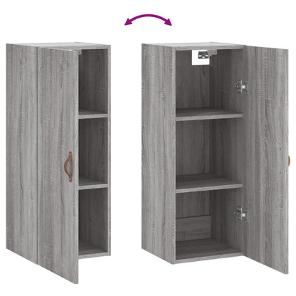 Wandschrank Grau Sonoma 34,5x34x90 cm - Pazzar.ch