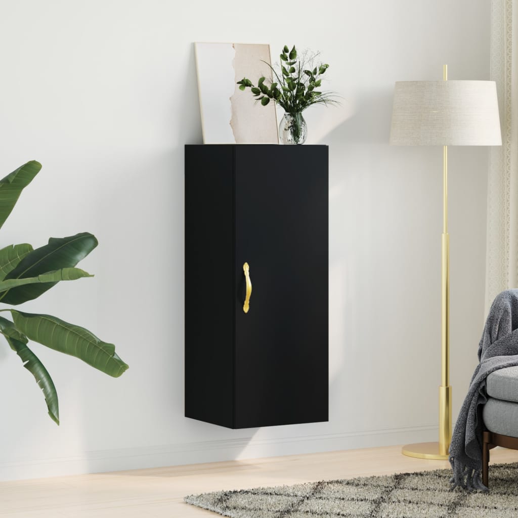 Wandschrank Schwarz 34,5x34x90 cm - Pazzar.ch