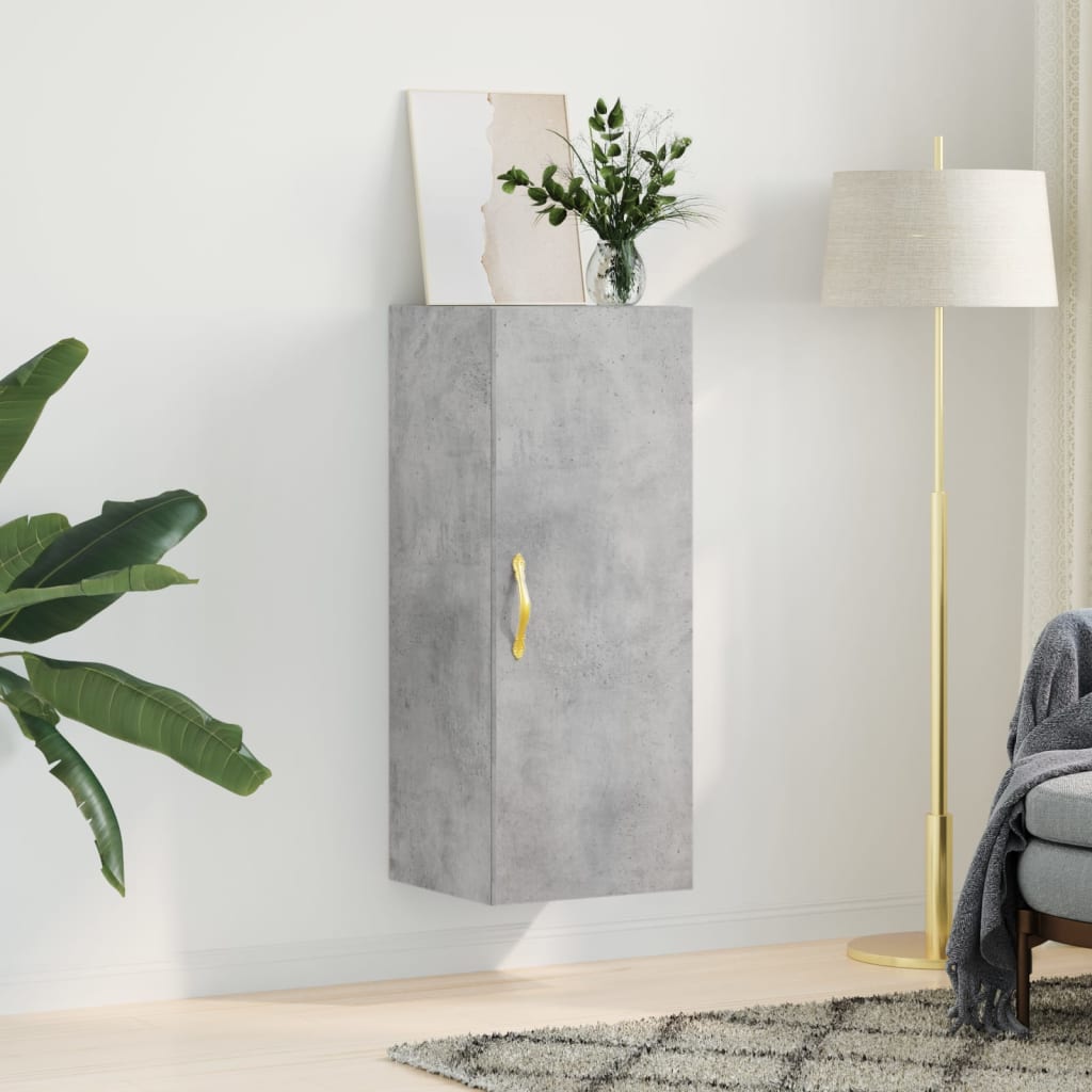Wandschrank Betongrau 34,5x34x90 cm - Pazzar.ch