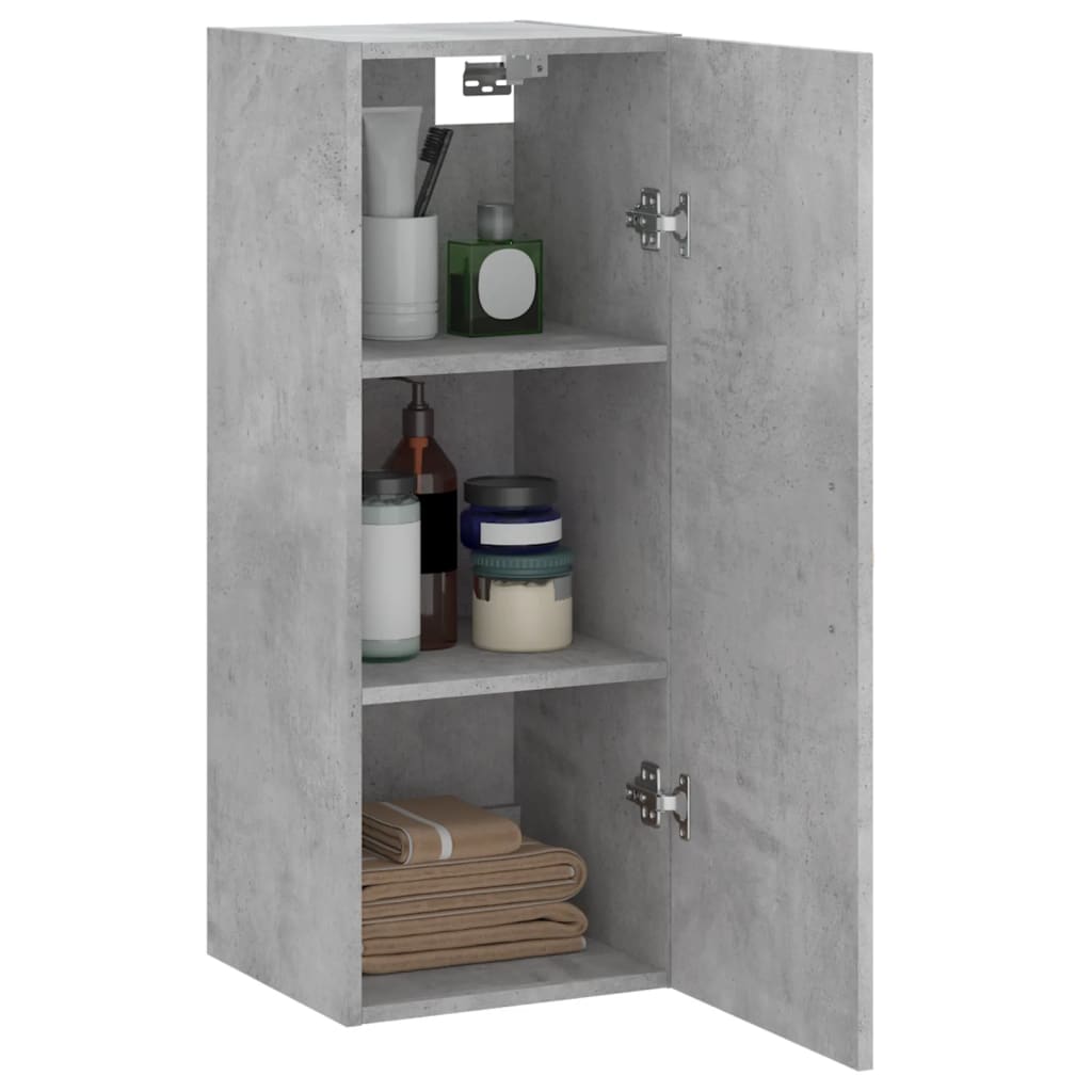 Wandschrank Betongrau 34,5x34x90 cm - Pazzar.ch