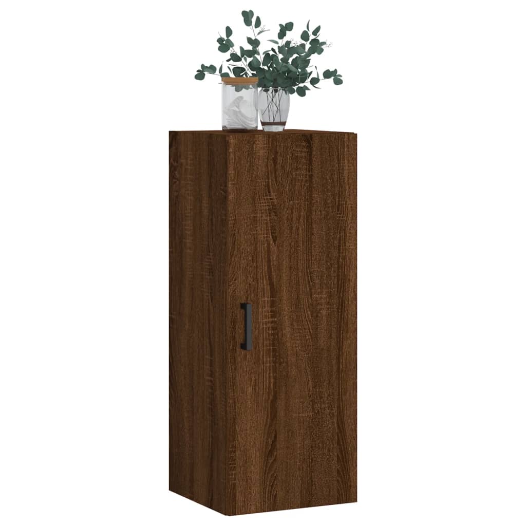 Wandschrank Braun Eichen-Optik 34,5x34x90 cm - Pazzar.ch