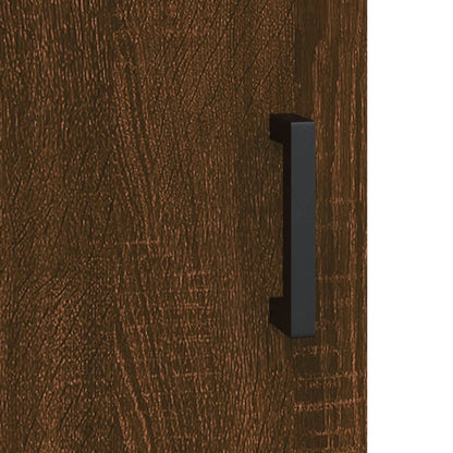 Wandschrank Braun Eichen-Optik 34,5x34x90 cm - Pazzar.ch