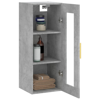 Wandschrank Betongrau 34,5x34x90 cm - Pazzar.ch