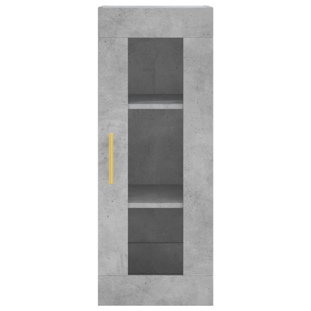 Wandschrank Betongrau 34,5x34x90 cm - Pazzar.ch