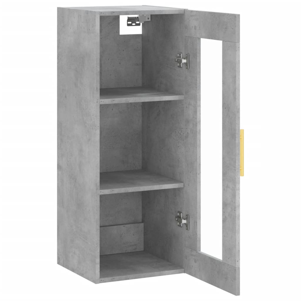 Wandschrank Betongrau 34,5x34x90 cm - Pazzar.ch